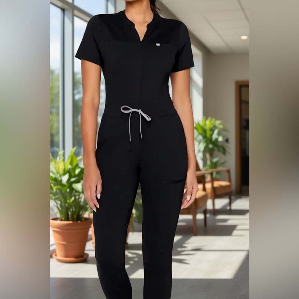 Fabletics Black Jumpsuit Black